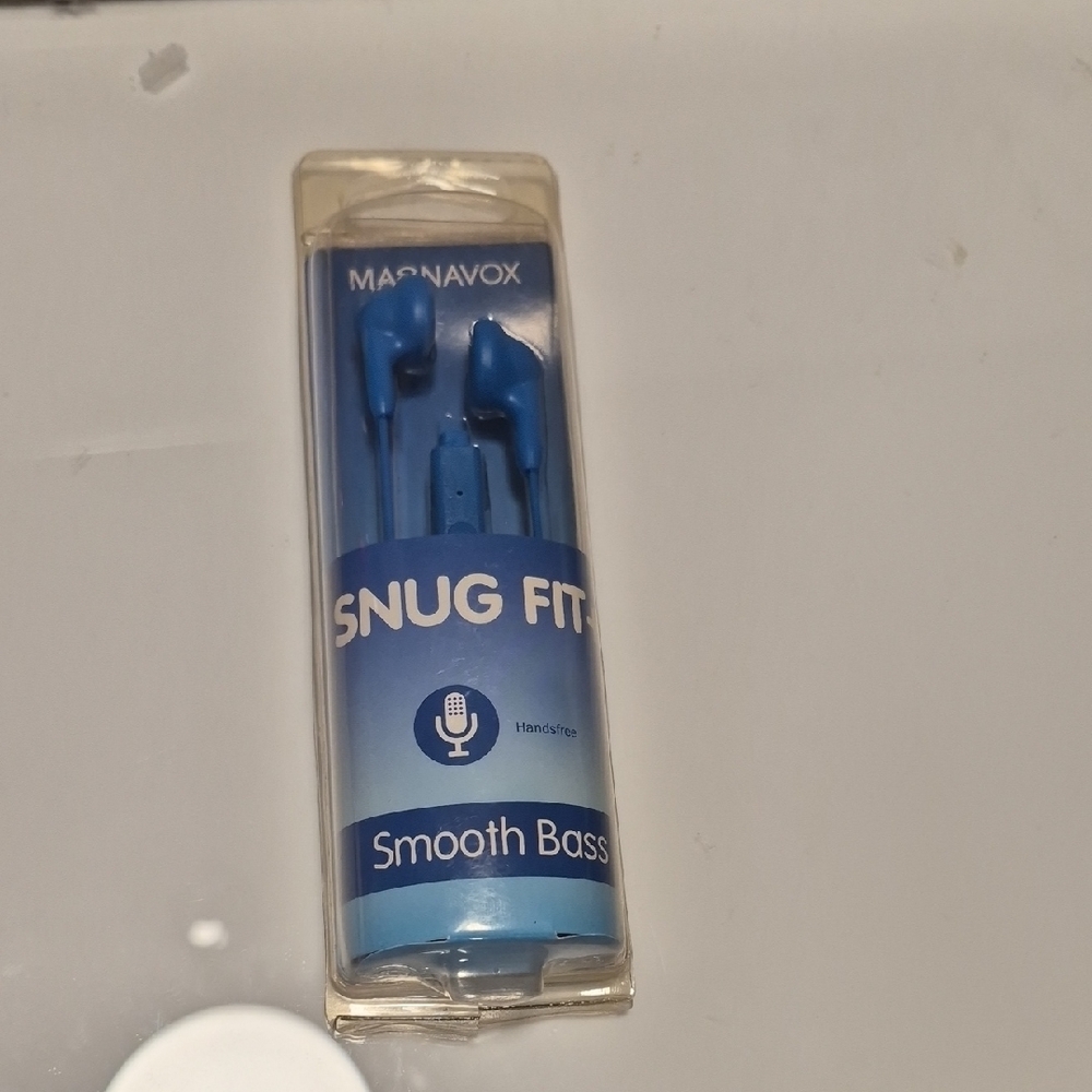Magnavox Blue Snug Fit Earbuds